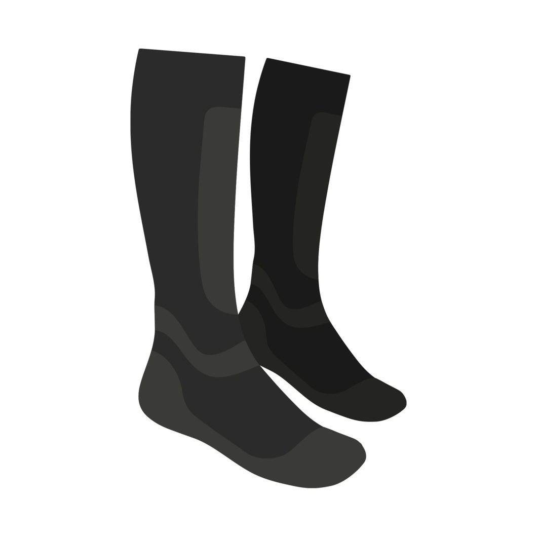LOOP Merino Tech Sock Black/Dark Slate